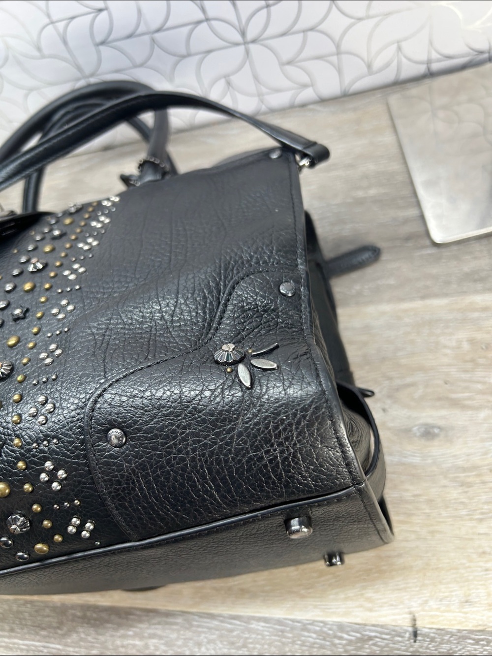 1674 Coach Mercer 30 Satchel in black leather & wallet set 271791674 - Picture 13 of 15